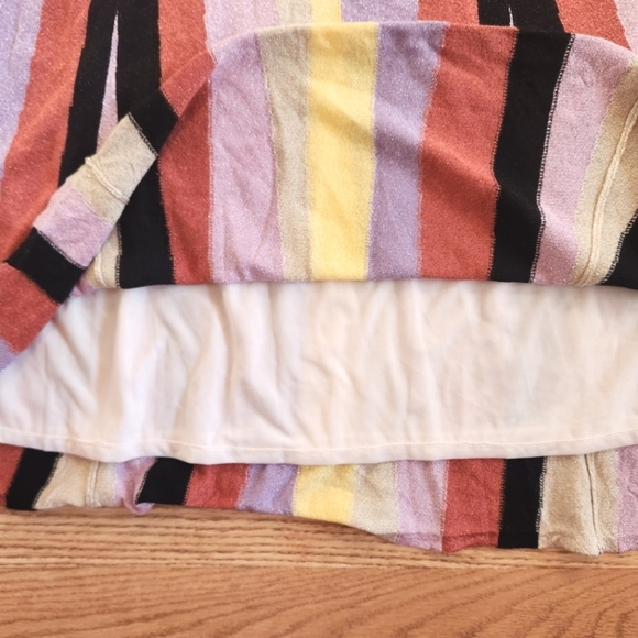 NWOT Laia/Anthropologie Shimmer Rainbow Skirt, Size XS - Picture 5 of 7